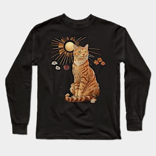 Cat Tarot Feline Fortune Teller Long Sleeve T-Shirt